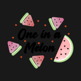 Watercolor red watermelon pattern T-Shirt