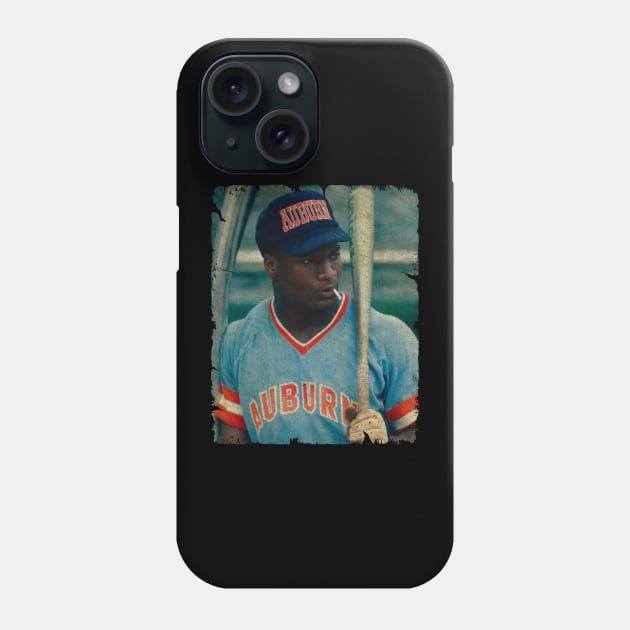 Bo Jackson in Auburn Tigers baseball Phone Case by PESTA PORA