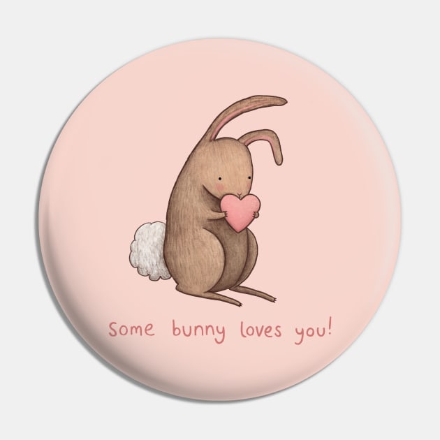 Some Bunny Loves You Pin by Sophie Corrigan