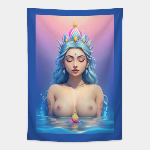 Lotus Beauty Tapestry by Bespired