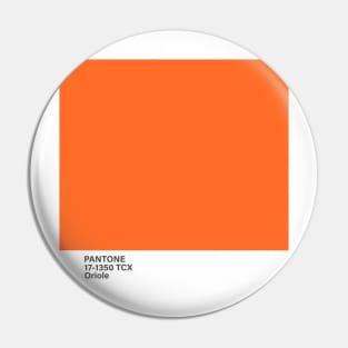 pantone 17-1350 TCX Oriole Pin