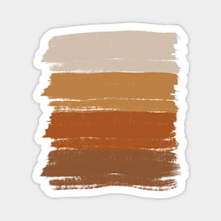 Warm Colors Stripes Magnet