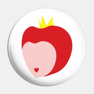 Queen of hearts Pin