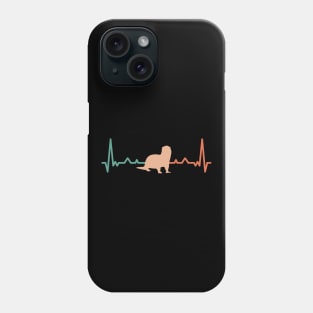 Heartbeat Line With An Otter Phone Case