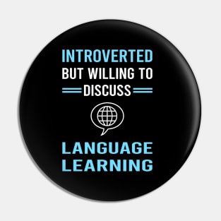 Introverted Language Learning Pin