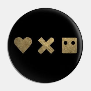 Love Death Robots Inspired Gold Edition Horizontal Pin