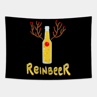 Beer Drinking Gift - Reindeer Reinbeer Tapestry