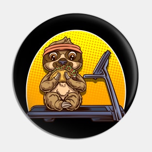 Sloth Gym Taco Lovers Pin