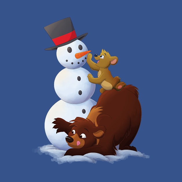 Beary Merry Christmas by cafogartyart