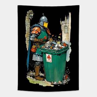 Garbage Knight 2 Tapestry