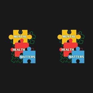 Mental Health Matters Colourful Puzzles Mug T-Shirt