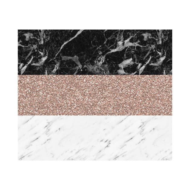 Marble stripes - Deauville rose gold by marbleco