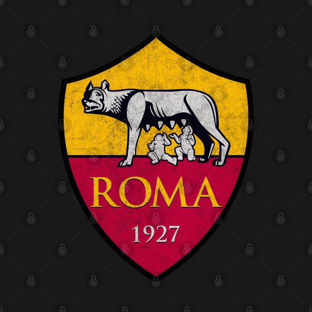 Roma // Faded Style Crest Emblem Design by DankFutura