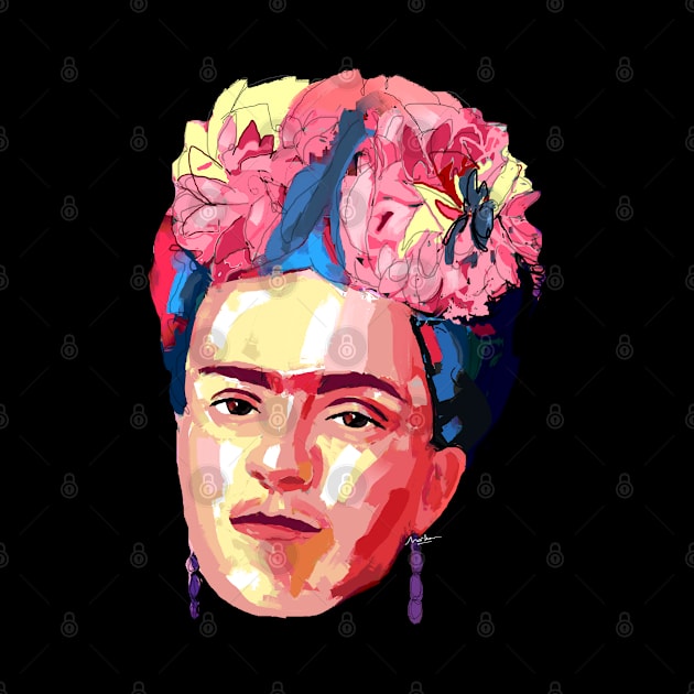 kahlo portrait Pop Art by mailsoncello