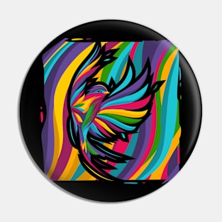 canary colorful Pin
