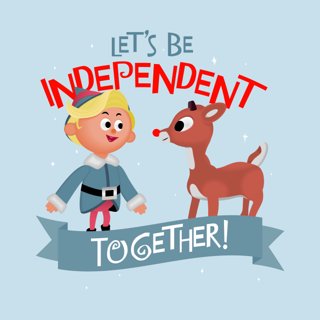 Independent Together - Hermey and Rudolph by RetroFitted