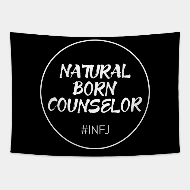 INFJ Counselor Tapestry by coloringiship