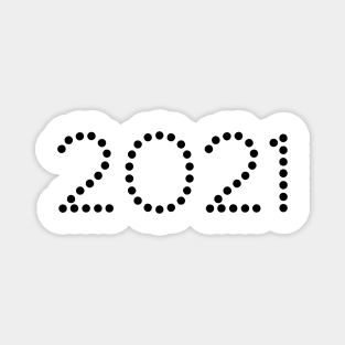 Class of 2021 Dots Pattern Magnet