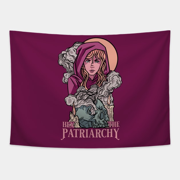 Hex the Patriarchy Tapestry by Emmi Fox Designs