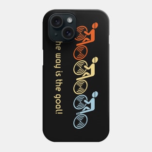 The Way Is The Goal! (3 Racing Cyclists / Bike / 3C) Phone Case