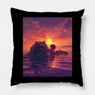 The Timeless Tales of Calvin and Hobbes Pillow