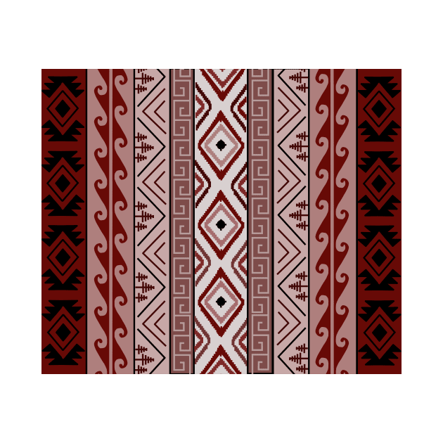 Aztec red design by Sci-Emily