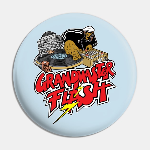 Grand Master Flash Pin by Chewbaccadoll