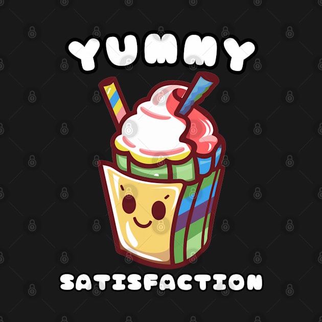 Milkshake Yummy Satisfaction by Estrella Design