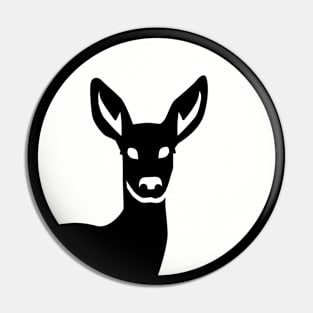 Deer moon Pin