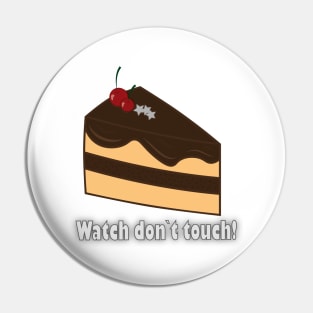 Don`t touch cake Pin