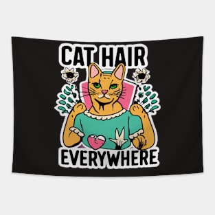 Cat hair everywhere Tapestry