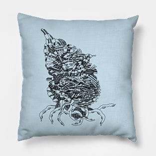 Tentacles Doodle Creature Pillow