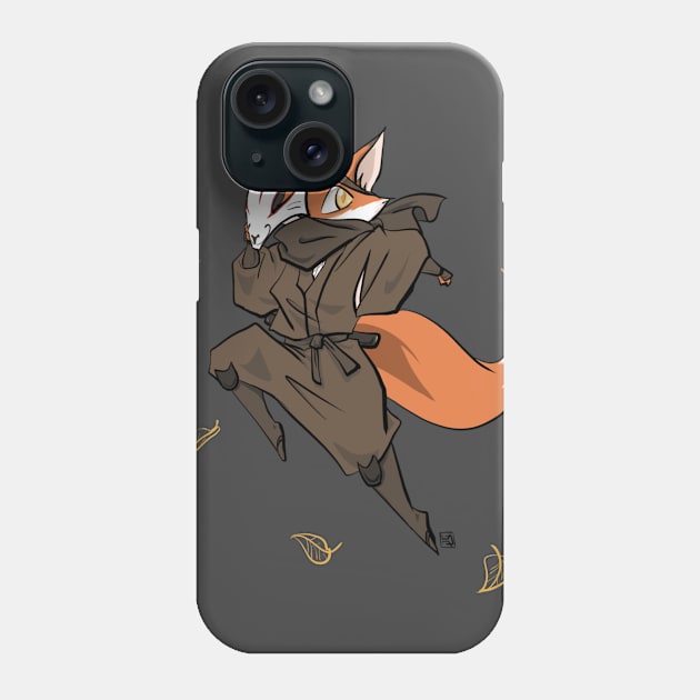 Kitsune Ninja Phone Case by trilobitepunch