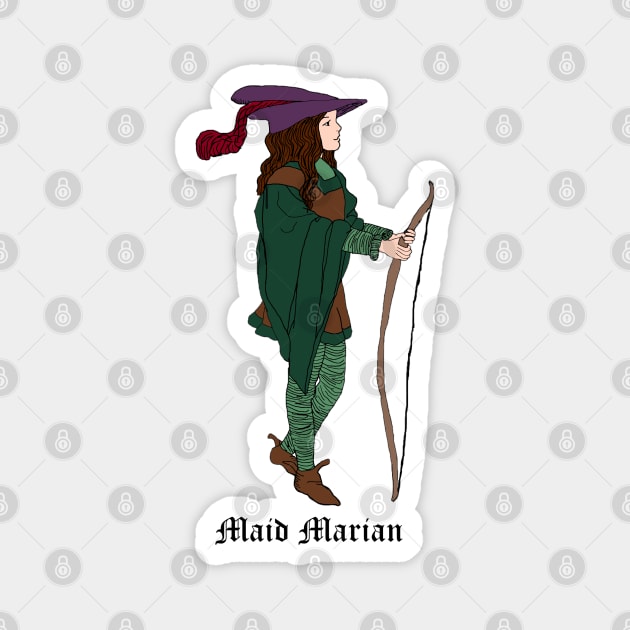 Maid Marian Magnet by HoneyvilleArt