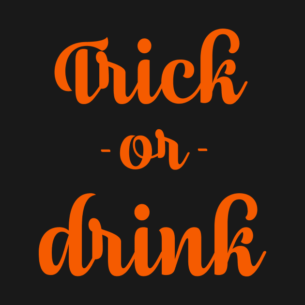 Trick or Drink Halloweeen Costume by charlescheshire