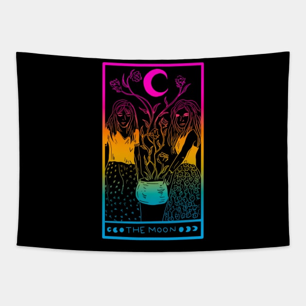 Midnight moon tapestry shop