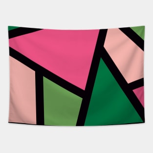 Watermelon Color Blocking Tapestry