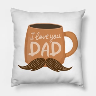 I Love You Dad Pillow