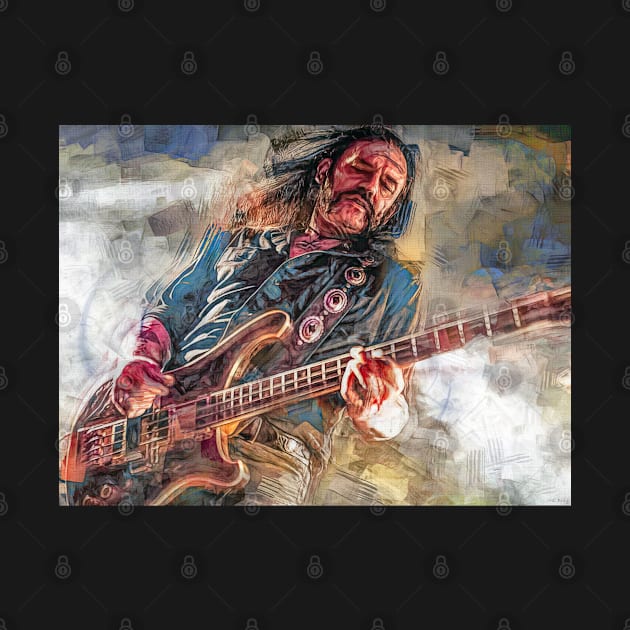 Lemmy Musician by IconsPopArt