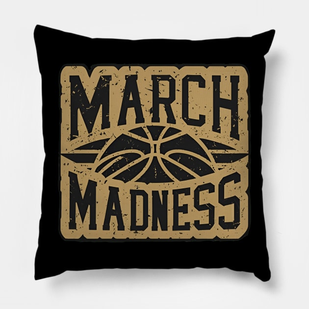march madness competition Pillow by CreationArt8