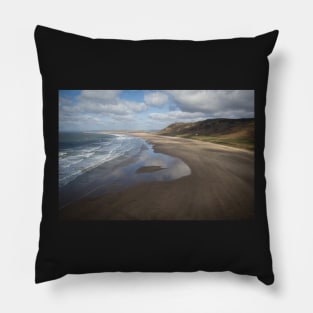 Rhossili Bay, South Wales - 2011 Pillow