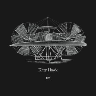 Kitty Hawk Aviation Black T-Shirt