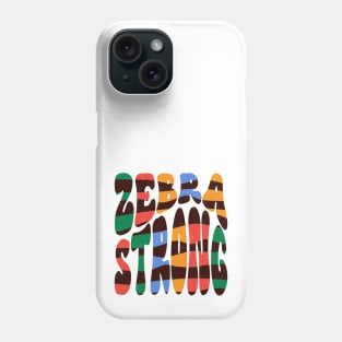 Ehlers-Danlos Syndrome Zebra Strong Retro Multicolor Phone Case