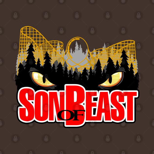 Kings Island Son of Beast Roller Coaster Son Of Beast Mask TeePublic