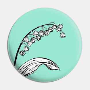 Vintage Lily Of The Valley Pin