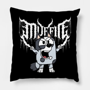 Bluey Muffin Metal Pillow