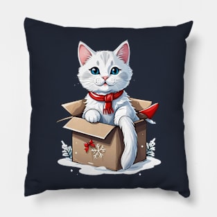 Cat christmas Pillow