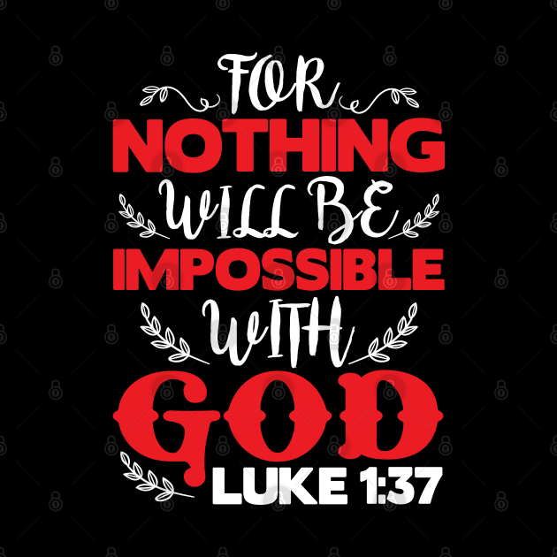 Luke 1:37 by Plushism