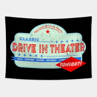 Your Local Drive IN Theater Tapestry