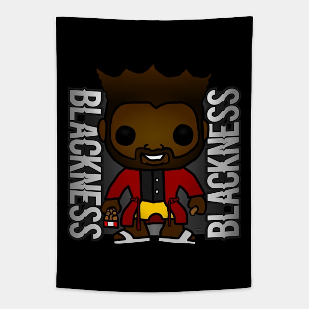 Blackness - Ian Zaro Tapestry by ChewfactorCreative